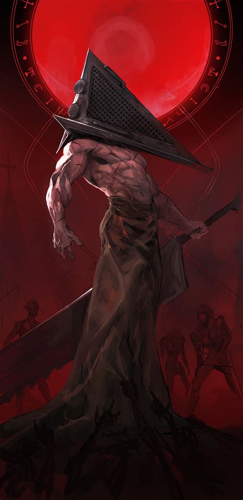 pyramid head fan art|pyramid head concept art.